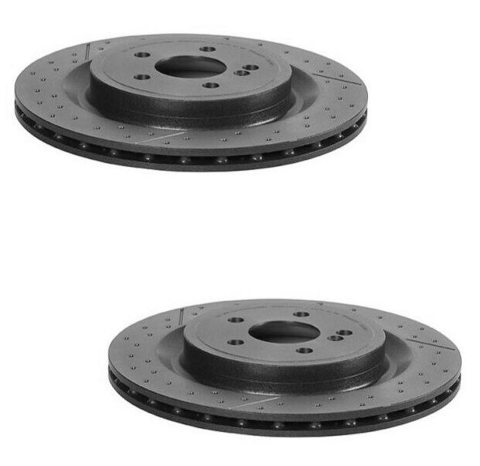 Mercedes Brakes Kit - Pads & Rotors Front and Rear (360mm/330mm) (Ceramic) 2194210212 - Brembo 1588850KIT